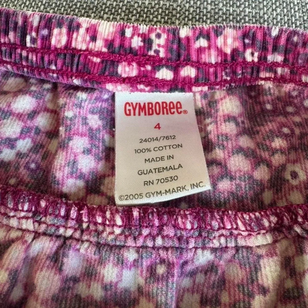 Gymboree purple floral skirt with pockets
